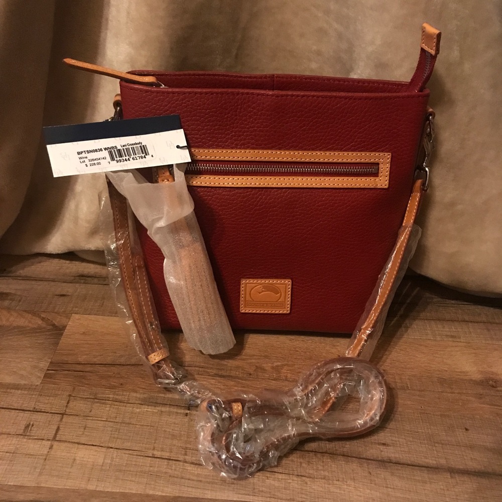Brand New Red Dooney and Burke Lani Crossbody